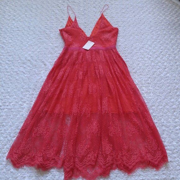 Free People Match Point Watermelon Midi Dress - Picture 4 of 7